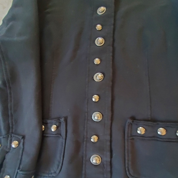 NEON BUDDHA Black Jacket. Size Medium. - Picture 4 of 9